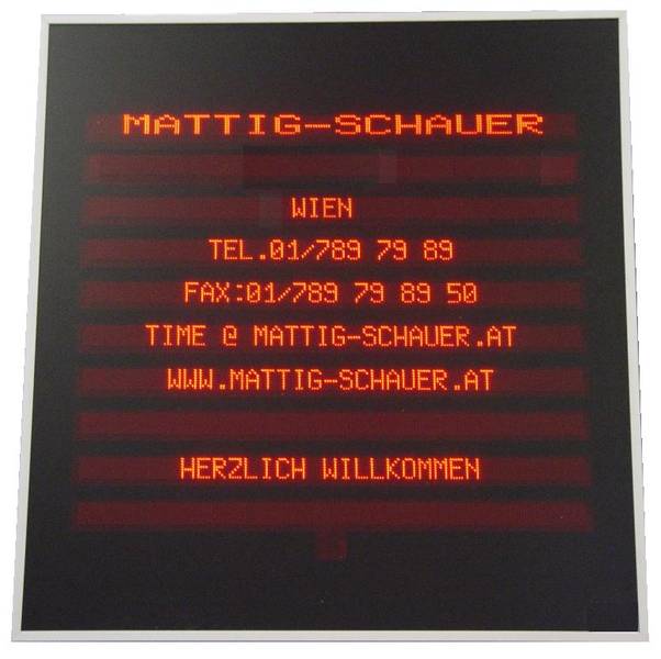 Mattig Schauer: Analoguhren